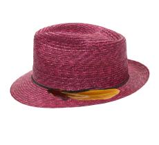 Classic straw fedora