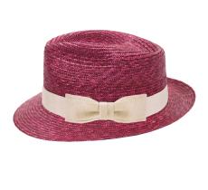 Classic straw fedora