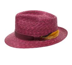 Classic straw fedora