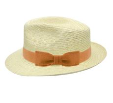 Classic straw fedora