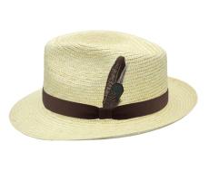 Classic straw fedora