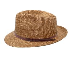 Classic straw fedora