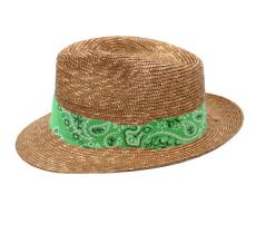 Classic straw fedora