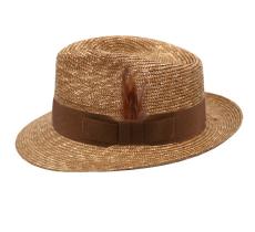 Classic straw fedora