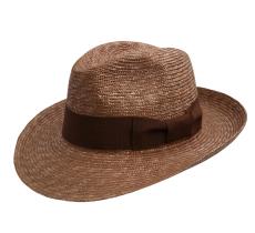 Classic wide straw fedora