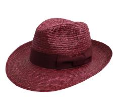 Classic wide straw fedora